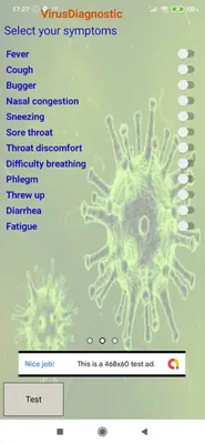 Virus Diagnostic android App screenshot 3